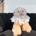 Lightweight Lace Drawstring Protective Pet Head Cover