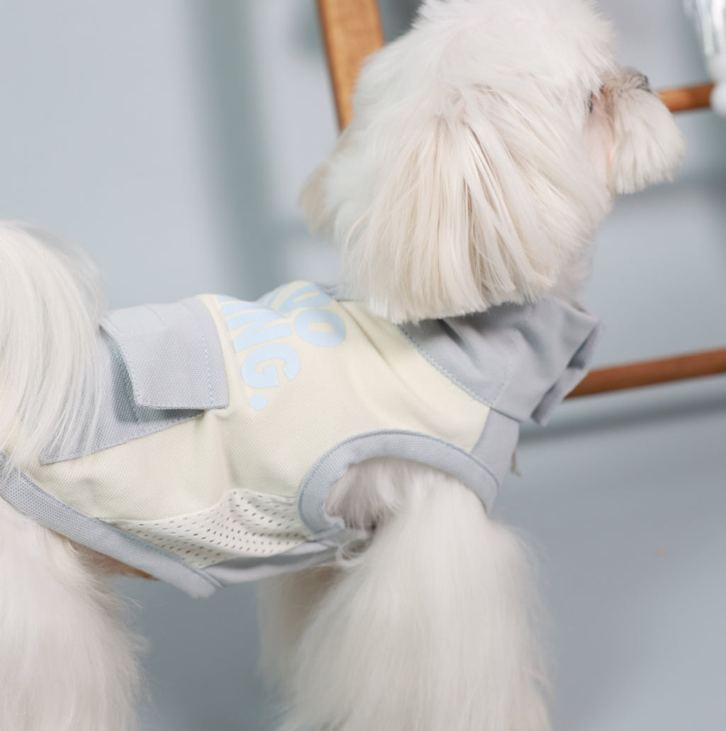 Insect-Repellent Cooling Pet Top with Leash Opening