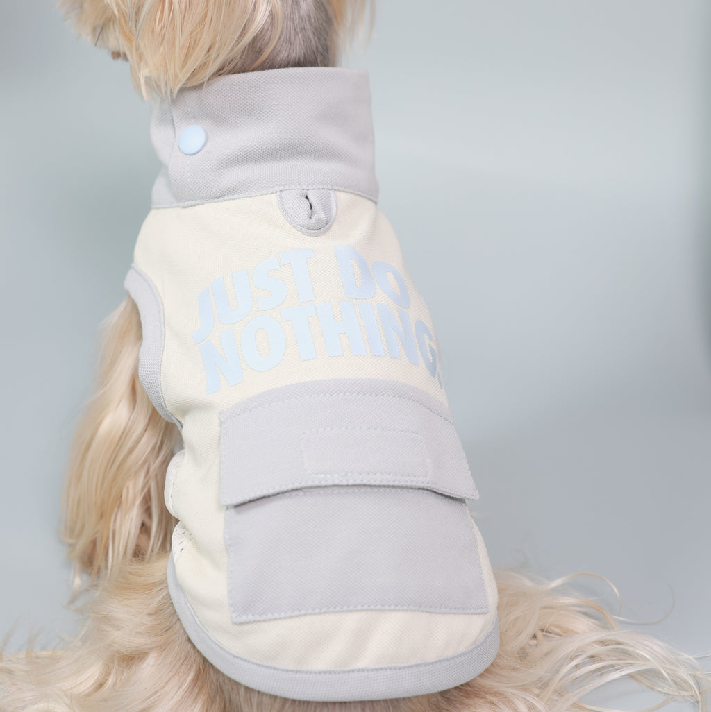Insect-Repellent Cooling Pet Top with Leash Opening