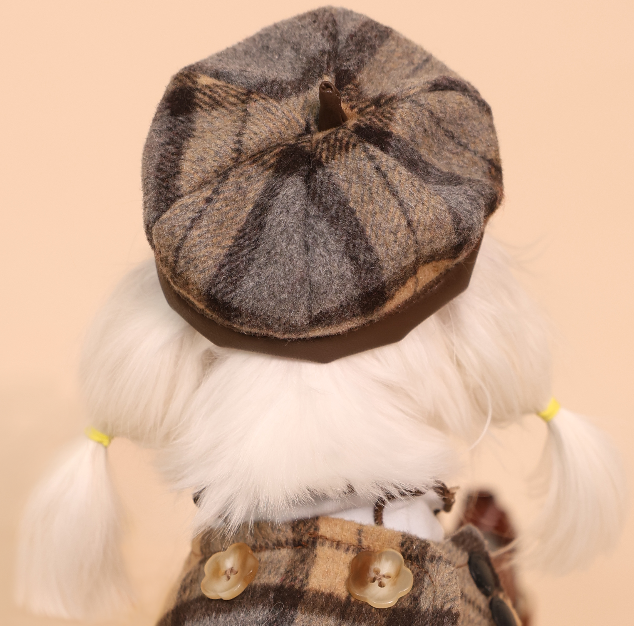 Edinburgh Magic British Plaid Pet Dress & Beret Set