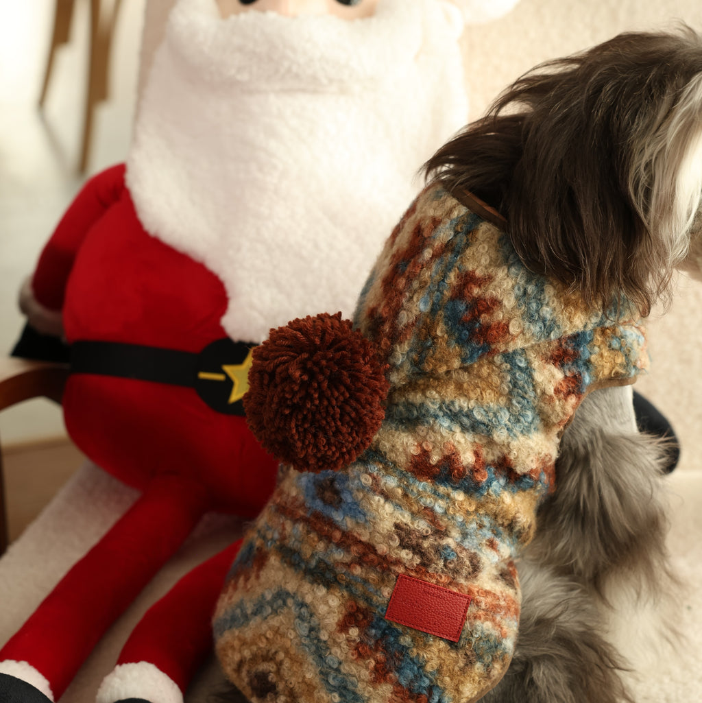 Star Wish Elf Padded Fleece Christmas Pet Vest