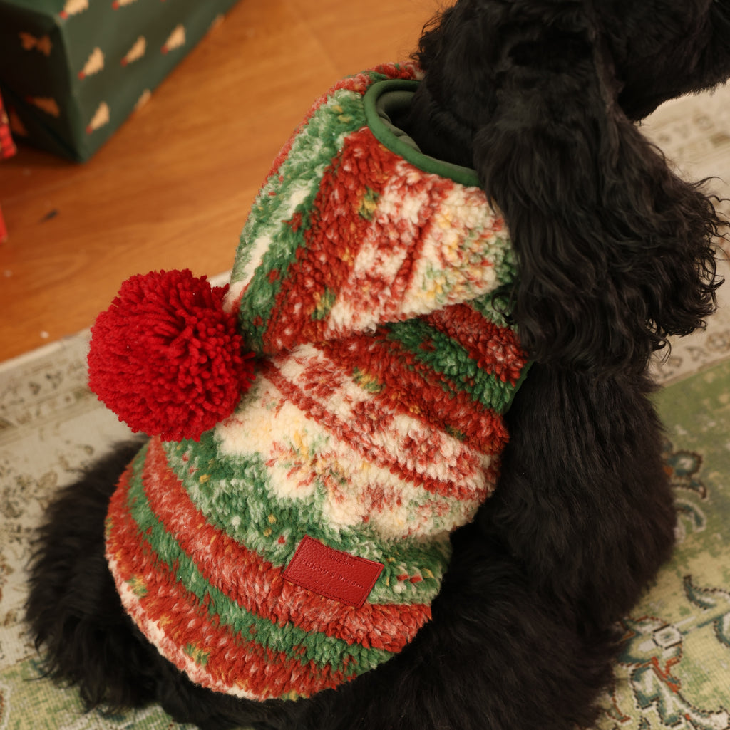 Star Wish Elf Padded Fleece Christmas Pet Vest