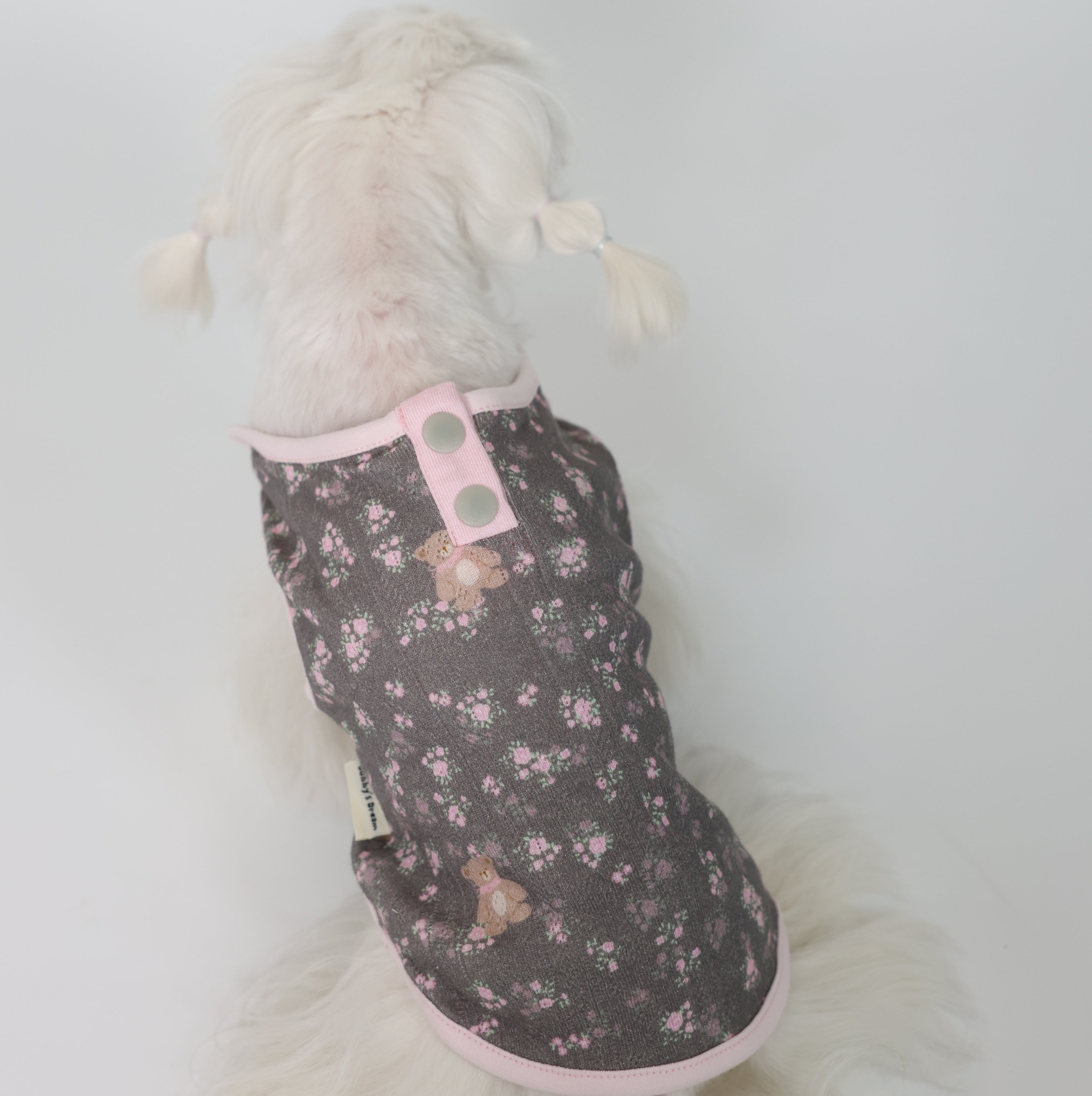 Doll Diary Cotton Pet Tank with Ear Bow