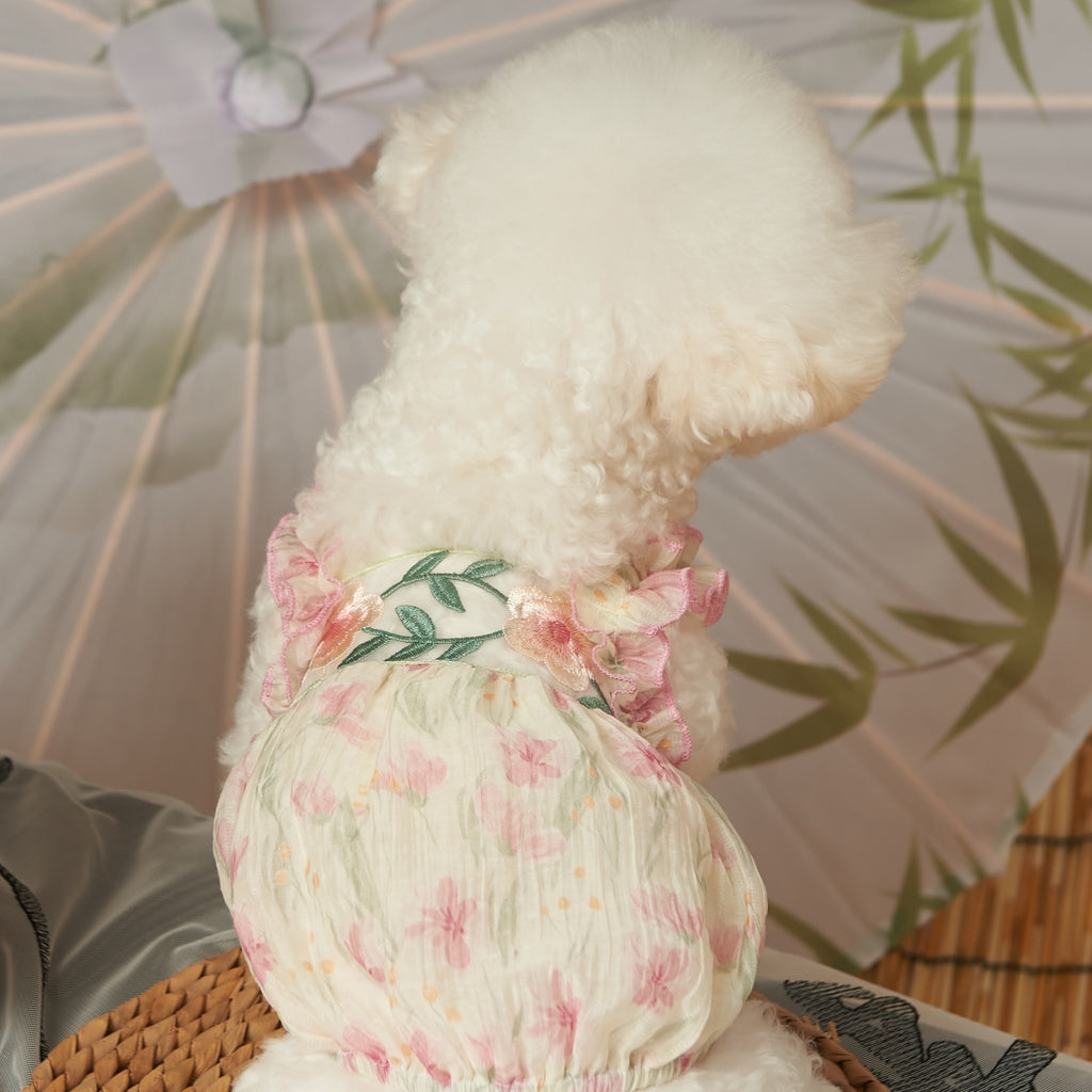 Tencel Bud Pet Dress for Summer