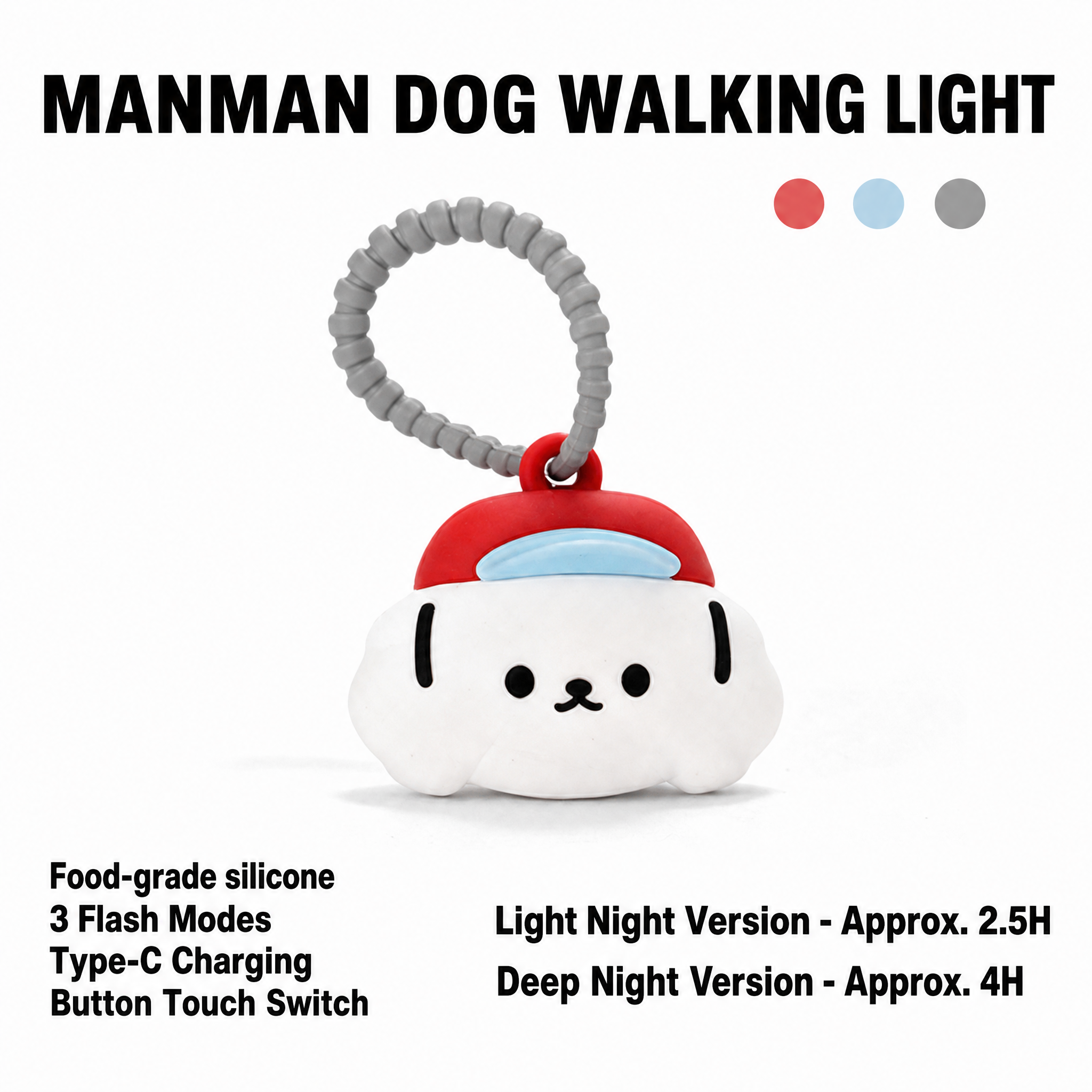 Waterproof Silicone LED Pet Walking Light