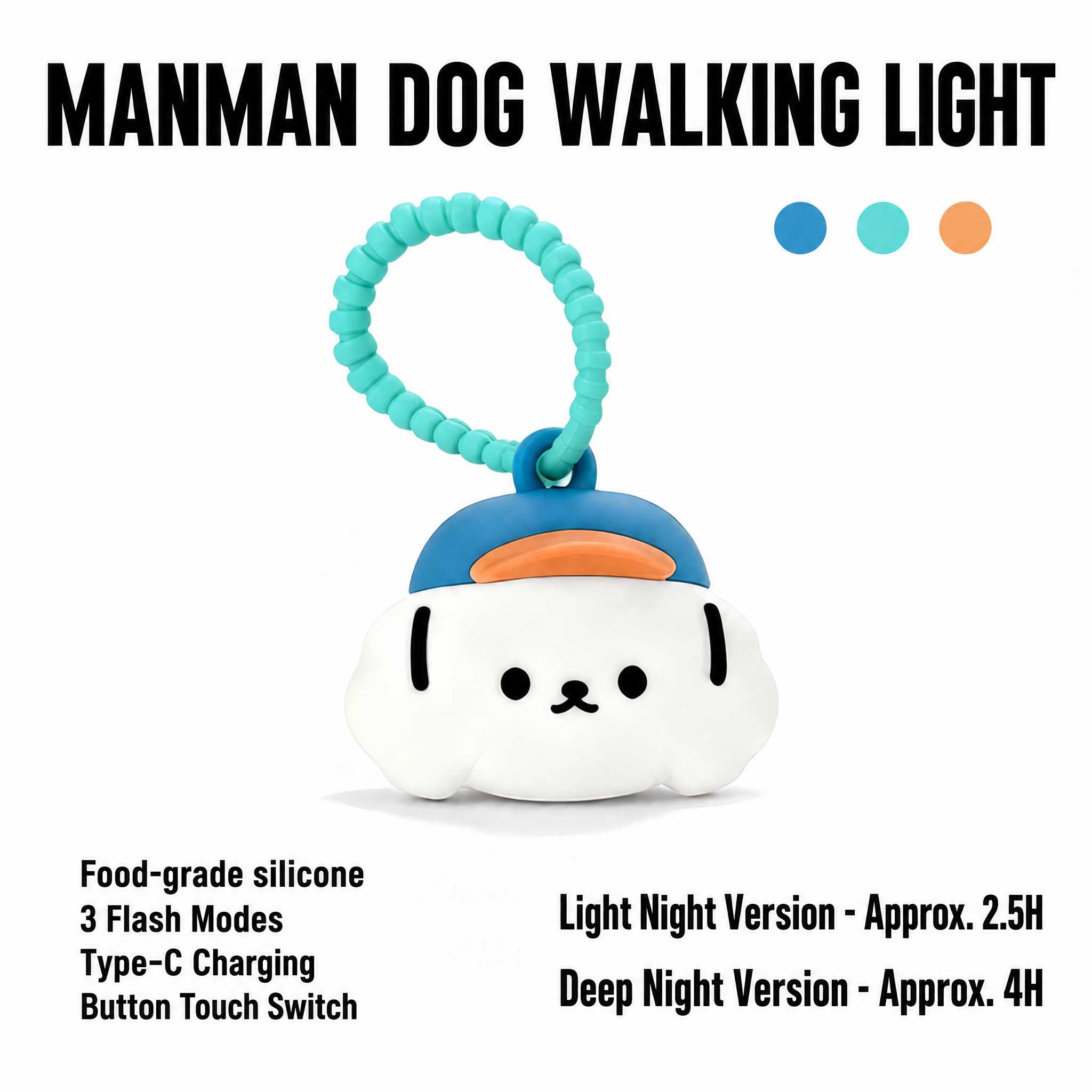 Waterproof Silicone LED Pet Walking Light