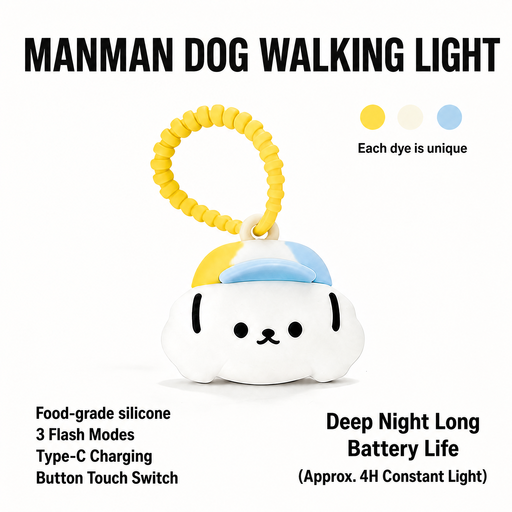 Waterproof Silicone LED Pet Walking Light