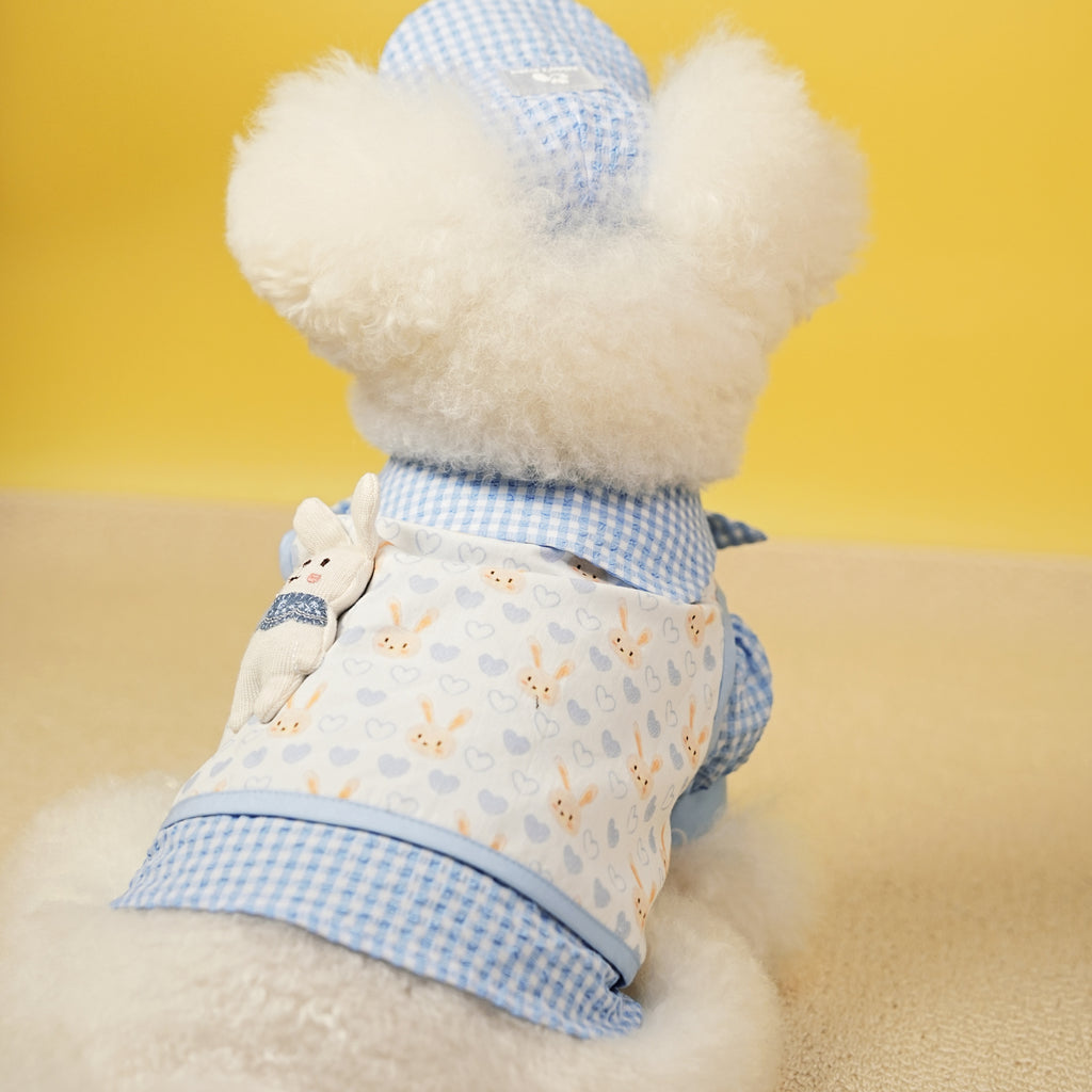 Miu-Inspired Pet Shirt & Vest Set